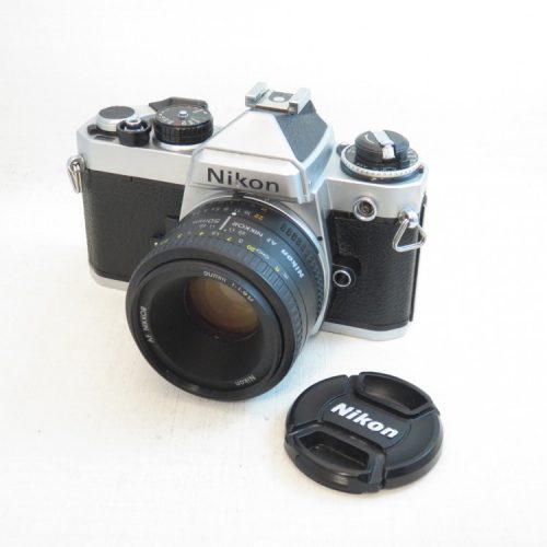 Nikon FE Silver +50mm F1.8D