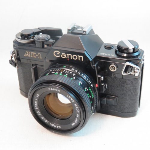 Canon AE-1 Black+50mm F1.8