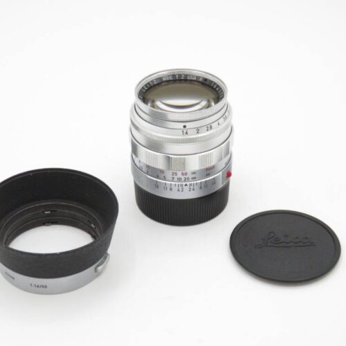 Leica M 50mm F1.4 Summilux Silver Ver.1 Reverse Scallop