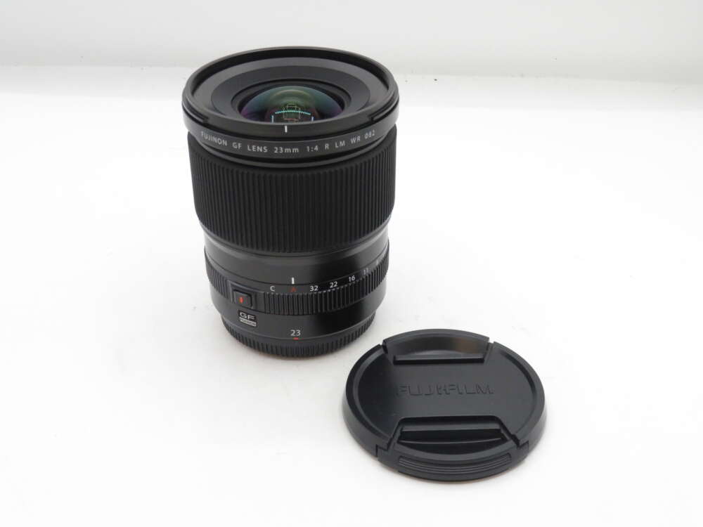 IMG_1794 Fujinon GF 23mm f/4 R LM WR lens with removed lens cap.