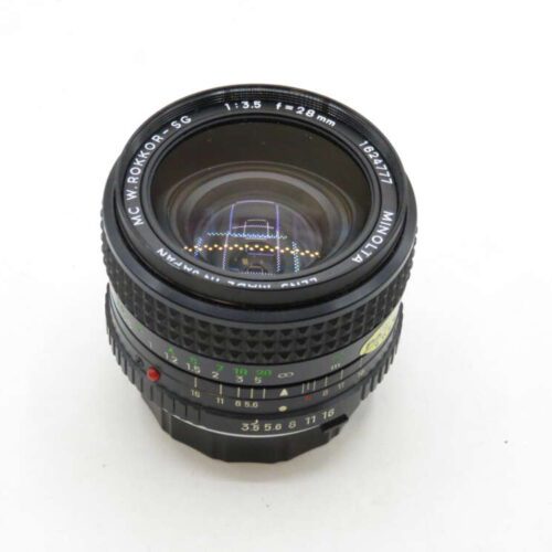 Minolta MC 28mm F3.5 Lens