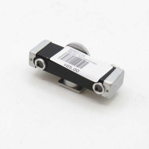 A small black and silver device with a price label stating "$85.00" and a barcode, set on a plain white background.
